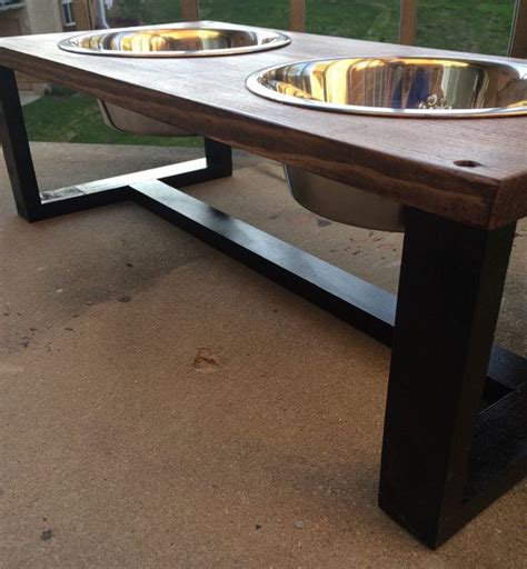 Order online or stop by your local natural pawz™ today. Modern pet bowl holders wood dog bowl holder by ...