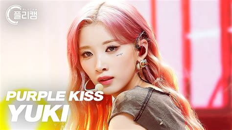 플리캠 4k Purple Kiss Yuki Nerdy 퍼플키스 유키 직캠 L Simply K Pop Con Tour Ep531 Youtube