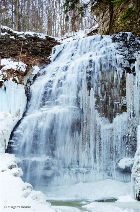 The Gorgeous Tiffany Falls Conservation Area In The Summer And Winter