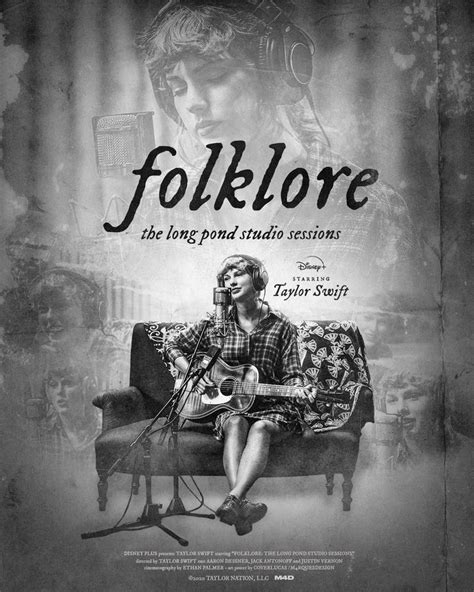 Taylor Swift Folklore The Long Pond Studio Sessions Poster
