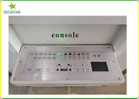 Pemindai Skrining Keyboard sinar X Logam Konsol Dengan