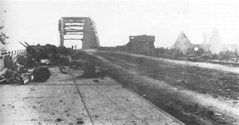 Arnhem Bridge During Operation Market Garden Operation Market Garden