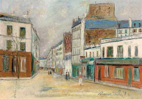 Maurice Utrillo Rue Dauteuil Painting Reproductions Save 50 75 Free