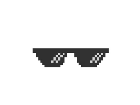 Pixel Sunglasses 3d Model Cgtrader