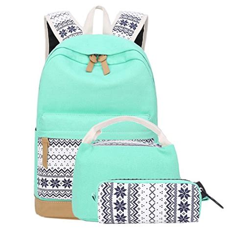 School Backpacks For Teen Girls Lightweight Canvas Backpack Bookbags