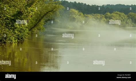 The River Fog Stock Photo Alamy