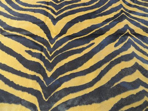 Tiger Print Upholstery Fabric 51 X 41 From Glamourstitch On Etsy Studio