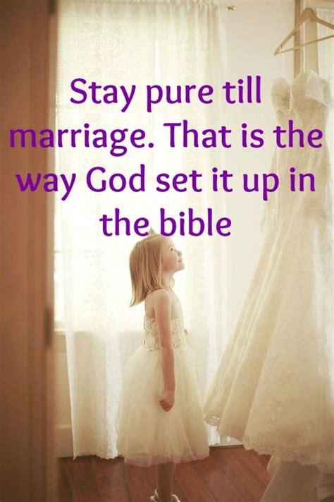 stay pure till marriage that is the way god set it up in the bible waiting for marriage before
