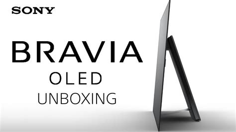 Sony Bravia Oled A1 Tv Unboxing Youtube