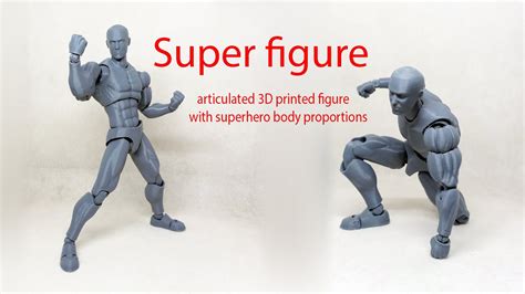 Super Figure The 3d Printed Articulated Action Figure Youtube