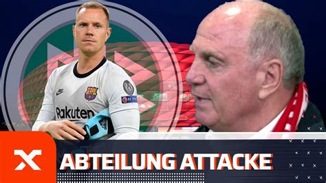 Das Comeback Der Abteilung Attacke Uli Hoeneß Ledert Gegen Dfb Und Ter Stegen Fc Bayern