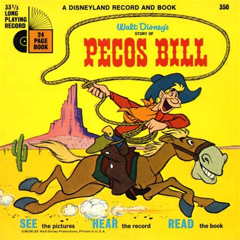 Walt Disney Pecos Bill 1970 Vinyl Discogs