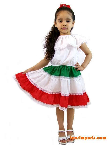 Mexican Dress 3 Colors For Girls Mexican Dresses