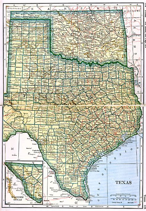 Road Map Of Texas And Oklahoma Printable Maps