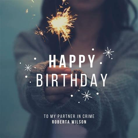 Photo Happy Birthday Greeting Instagram Post Templates By Canva