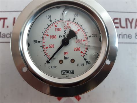 Wika En837 Manometer Pressure Gauge Aeliya Marine