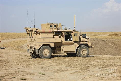 A Us Army Cougar Mrap Vehicle Photograph By Terry Moore