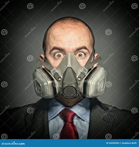 Man With Gas Mask Stock Photo Image Of Safety Portrait 54594956