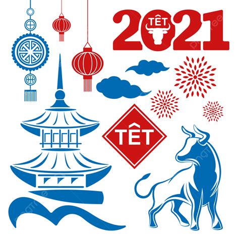 Vietnamese New Year Vector Hd Images Vietnamese New Year 2021 Ox