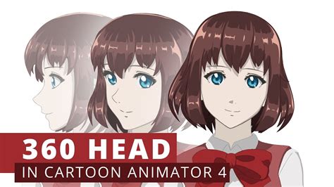 Anime Rig Test Of 360 Head Ready Cartoon Animator 4 Youtube