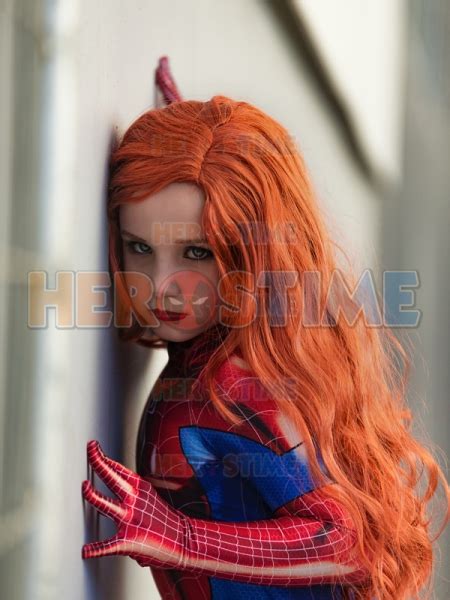 Mary Jane Suit Mj Spider Girl Kids Superhero Cosplay Costume