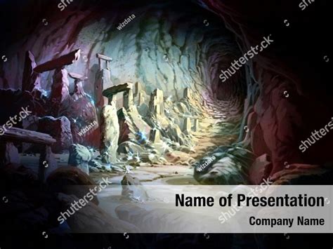 Inside The Cave Powerpoint Template Inside The Cave Powerpoint Background