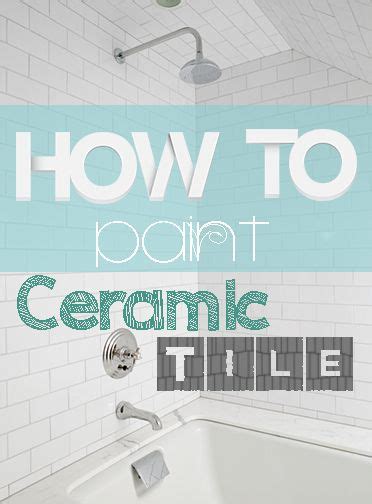 Especially, painting in the bathroom tiles will further make it look unique and something different too. How to Refinish Ceramic Tile | Painting bathroom tiles ...