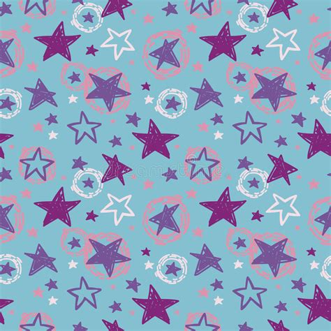 Starry Seamless Pattern Stock Vector Illustration Of Bohemian 89380365