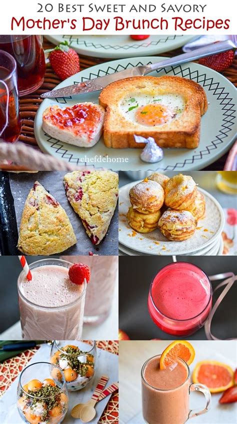 Sweet And Savory Mothers Day Brunch Recipes Meals