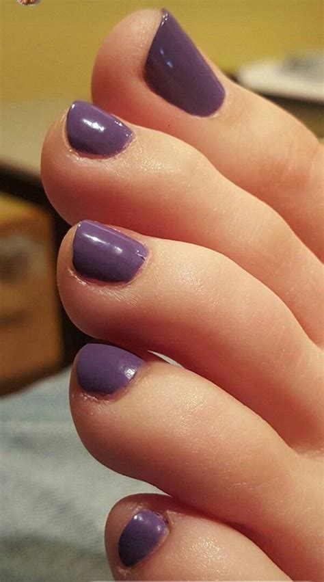 Nice Toenails Toe Nails Feet Nails Purple Toes