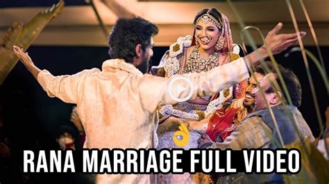 Lovely Couple Rana Daggubati And Miheeka Bajaj Marriage Full Video Rana Weds Miheeka Dc Youtube