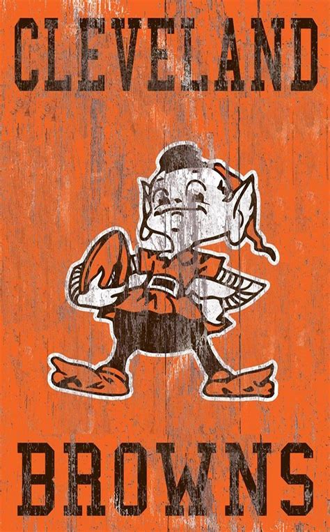 Cleveland Browns Distressed Logo X Wall Art Cleveland Browns