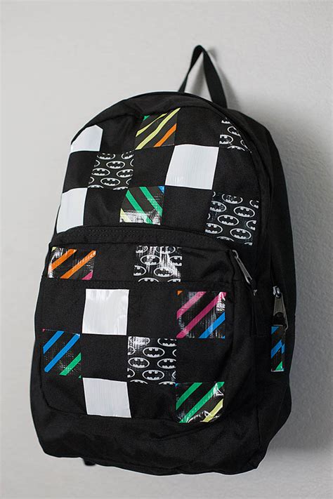 There are a ton of super easy ways to make sure your backpack stays organized. DIY Duct Tape Personalized Backpacks — All for the Boys