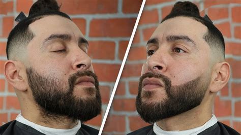 How To Shape A Duck Tail Beard Beard Enhancement Barber Tutorial