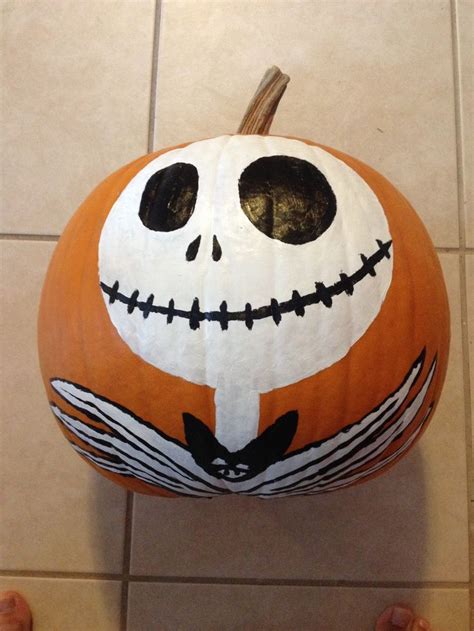 Jack Skeleton Pumpkin Painting Halloween Scary Face Scary Halloween