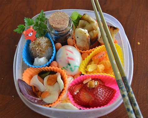 A School Of Fish Bento Picnic And Onigiri Rice Balls