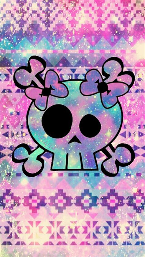 ❤ get the best cute skull wallpapers on wallpaperset. Punk Skull Wallpaper | Skull wallpaper, Sugar skull wallpaper, Android wallpaper girly