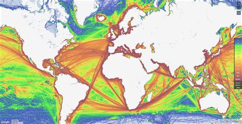 The marine traffic is a live radar system which allows users all around the world to track ships, freighter, cargo ships, tanker. What exactly is the Density Map Layer? - MarineTraffic Help