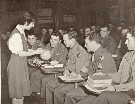 Wartime World War Ii School And Country Military Life At The