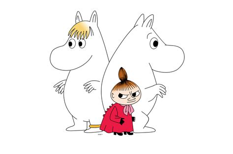 Moomin Snorkmaiden And Little My Stimmungsvolles Leinwandbild