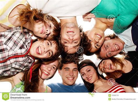 Young People Having Fun Summer Holidays Stock Image