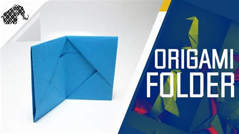 Origami How To Make An Origami Folder Wallet Youtube