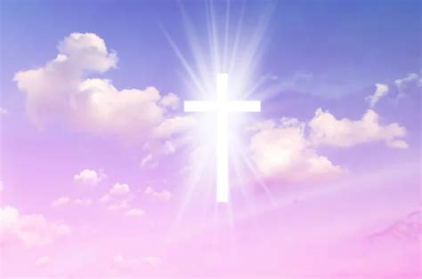 Christian Cross Appears Bright In The Sky — Stock Photo © Nu1983 182877202