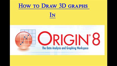 Draw 3d Graph In Origin Youtube