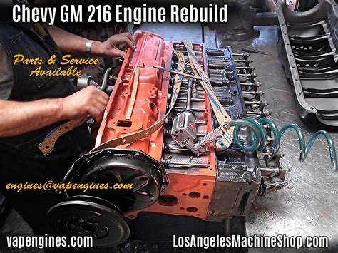 Chevy Gm 216 Engine Rebuild Los Angeles Machine Shop Engine