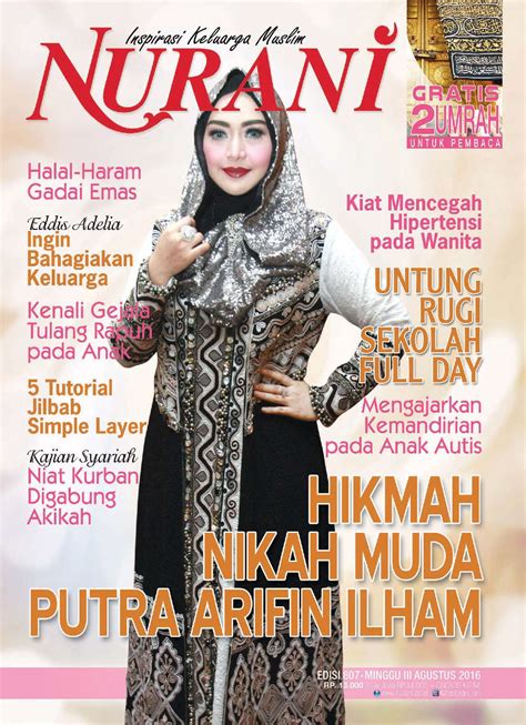 Contoh Cover Majalah Hijab Amat