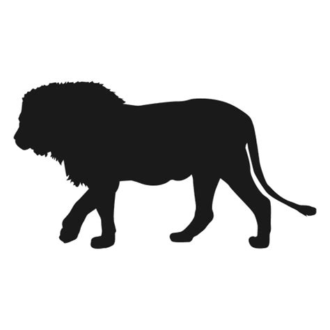 Lion Silhouette Transparent Png And Svg Vector File