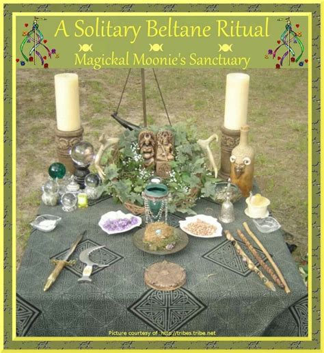 Beltane Altar Mabon Samhain Beltane Yule Pagan Witch Witches