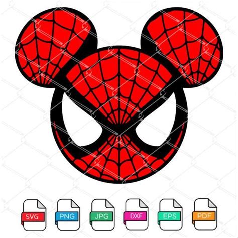 Spiderman Mickey Mouse Svg Spiderman Mickey Mouse Stitch Coloring Pages