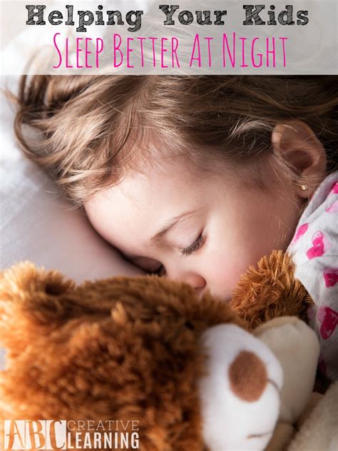 Helping Your Kids Sleep Better At Night